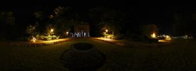 Schloss Ritzebüttel bei Nacht